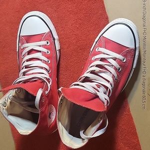 Red Hi Top Chuck Taylor